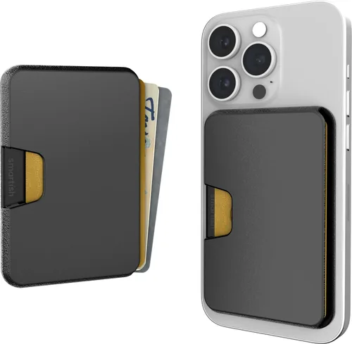 Cartera Smartish para iPhones MagSafe - Side Hustle - Soporte magnético desmontable delgado para tarjetas para Apple iPhone 17/16/15/14/13/12/13/12