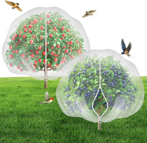 Miniatura 12 de Barrera de Malla de Jardín contra Plagas: 4 x 10 pies de Malla Fina contra Insectos para Protección de Jardín, Cubierta de Hileras, Malla para Camas
