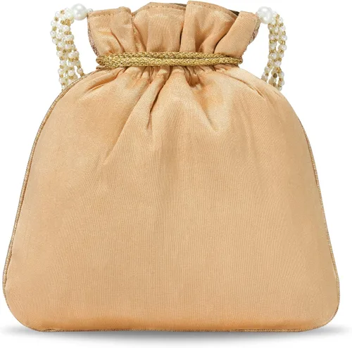 Miniatura 8 de Aheli Ethnic Potli Bag Gift for Women Handmade Purse Evening Handbags Stylish Bridal Fashion Clutch Bag Gift