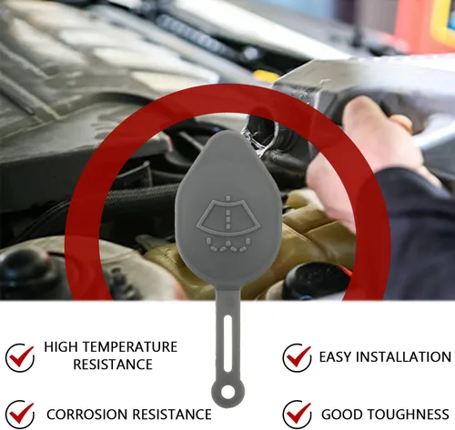 Miniatura 3 de Tapa de Botella del Tanque Depósito de Líquido Limpiaparabrisas 28913JK60A Compatible con Infiniti G37 Q60 Nissan 350Z 370Z