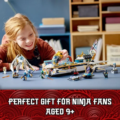Miniatura 6 de LEGO NINJAGO - Juego de construcción Hydro Bounty, 71756 juguete submarino con minifiguras Kai y NYA, juguetes ninja, regalos, regalos para niños