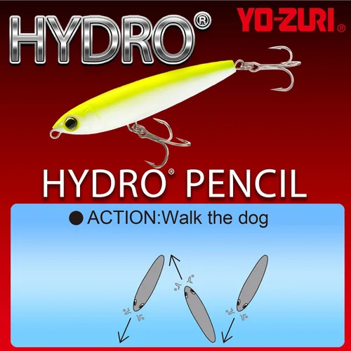 Miniatura 3 de Duel Yo Zuri R 1153 Hydro Pencil Floating Lure Plateado