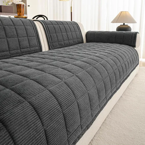 Miniatura 9 de Fundas para brazos de sofá, funda suave para respaldo reclinable, lavable, fundas gruesas y mullidas para reposabrazos de sofá, fundas protectoras