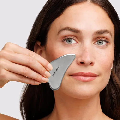 Miniatura 2 de Tweezerman Masajeador Gua Sha de Acero Inoxidable