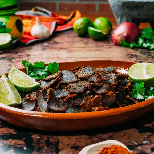 Miniatura 5 de Vacadillos Paquetes de bocadillos de carne seca Carne Seca, lima chilena paquete de 3