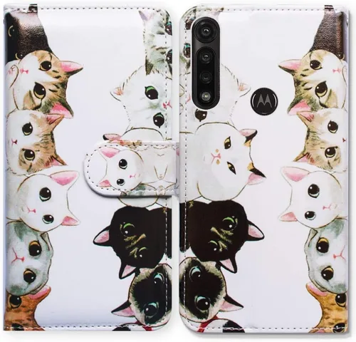 Miniatura 33 de Bcov Funda para Moto G Power 2020, Motorola G Power, funda de piel con tapa y soporte para ranura para tarjeta y soporte para Motorola Moto G Power