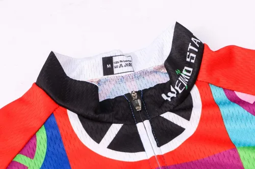 Miniatura 100 de Nuevo Pro cremallera completa hombres ciclismo Jersey manga corta Riding Shirt USA