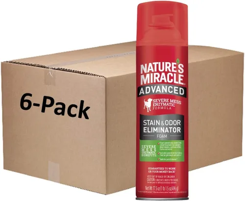 Miniatura 10 de Nature's Miracle Eliminador avanzado de manchas y olores para perros para desastres severos de los perros