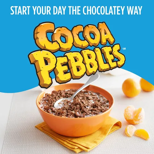 Miniatura 6 de Post Cocoa PEBBLES - Cereal de desayuno, tazas individuales portátiles para llevar, cereales sin gluten, 2.0 onzas (paquete de 12)
