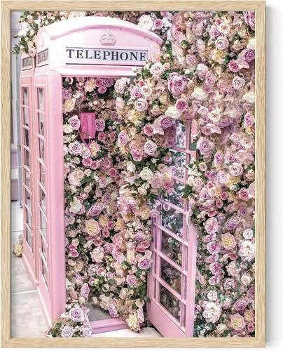Miniatura 16 de Haus & Hues - Póster rosa con impresión de guepardo para decoración de pared de habitación, decoración artística para pared, sin marco, diseño