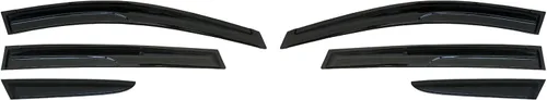 Miniatura 7 de Juego de 6 viseras de ventana para Toyota RAV4 2013 2014 2015 2016 2017 2018 Safe Rain Out-Channel Guard deflector