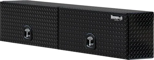 Miniatura 5 de Buyers Products 1721363 Topsider - Caja de herramientas para camión, 18 x 16 x 72 pulgadas, aluminio con banda de rodadura de diamante negro