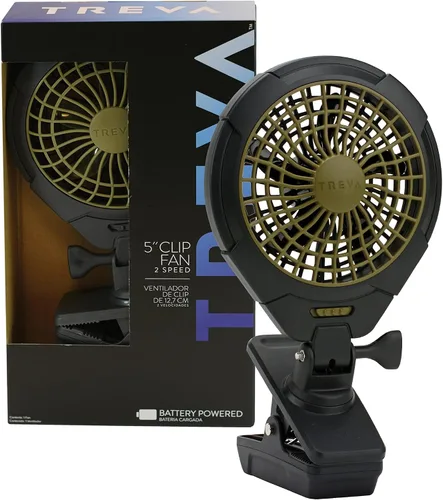 O2COOL Ventilador portátil con baterías de 5 pulgadas
