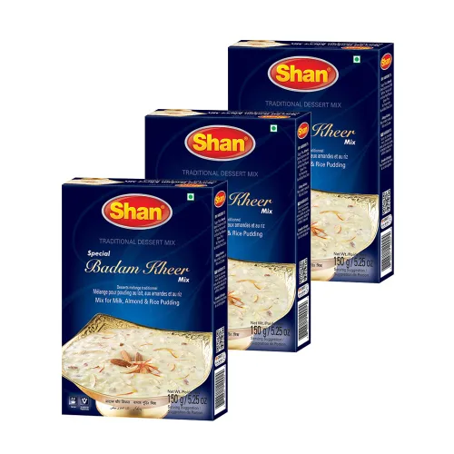 Miniatura 23 de Shan Polvo de crema de mango, 7.05 oz, postre esencial para cualquier ocasión, apto para vegetarianos, bolsa hermética en una caja (paquete de 3)