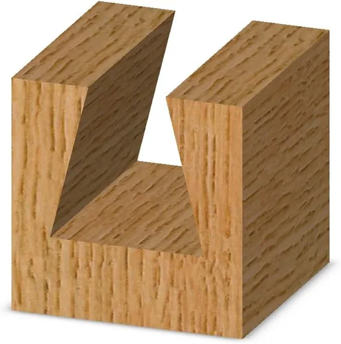 Miniatura 6 de Whiteside Broca de cola de milano D14-55 con diámetro grande de 1/2 pulgada y longitud de corte de 1/2 pulgada