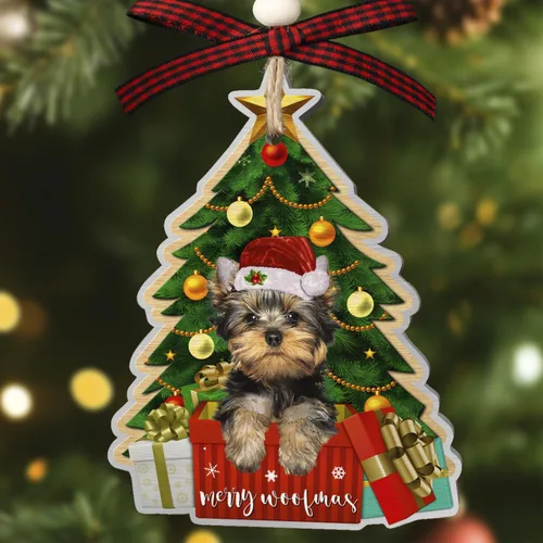 Miniatura 9 de Corgi - Adornos para árbol de Navidad, adorno de aluminio para árbol de Navidad de Corgi (no 3D), decoración de Navidad 2023 para amantes de Corgi