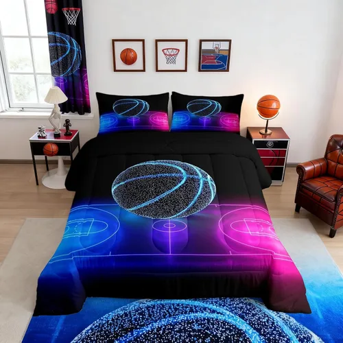 Miniatura 42 de Juego de edredón de caricaturas de autos para adolescentes, juego de ropa de cama de transporte urbano, ropa de cama para decoración del hogar