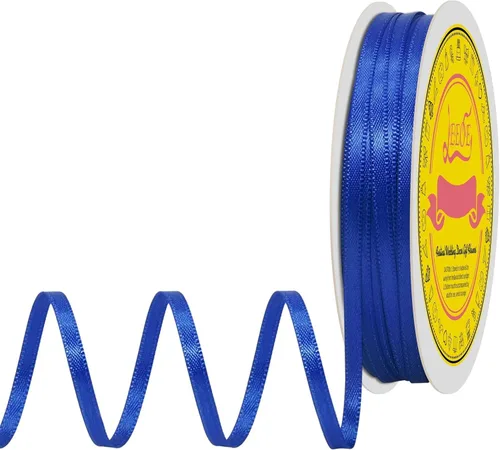 Miniatura 83 de Cinta de satén blanca antigua de doble cara de 1-1/2 pulgadas x 50 yardas, cinta de poliéster para envolver regalos, día de San Valentín, bodas