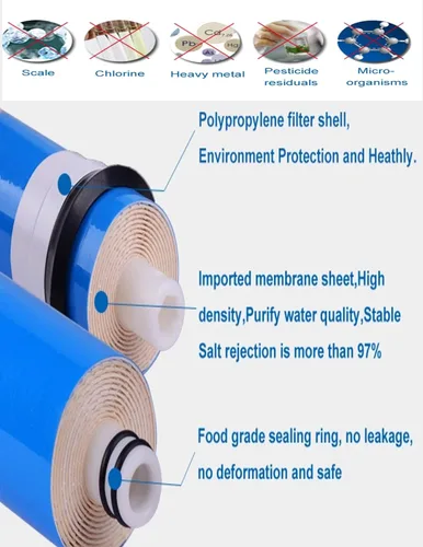 Miniatura 6 de CFS Paquete de 8 filtros de agua universales de 5 etapas que incluye sedimentos, bloques de carbono, cartuchos en línea y membrana de 50 GPD