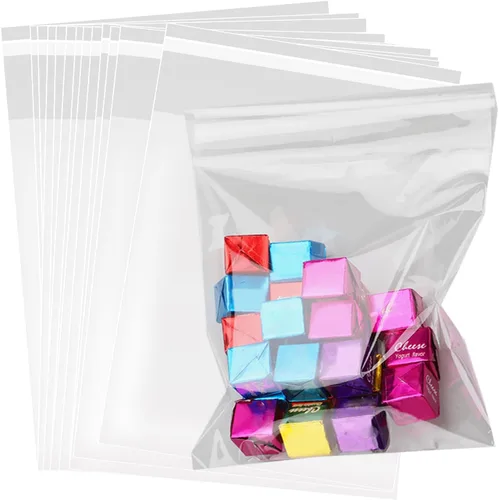 Miniatura 29 de 50 bolsas de celofán transparentes planas de 7" x 12" (A:17.8*A:30.4 cm), bolsas de celofán de polietileno de 2.8 mils para envolver regalos