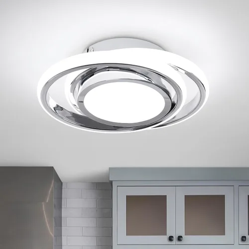 Miniatura 15 de CANEOE Lámpara de Techo LED Pequeña y Moderna, Dorada Redonda, Accesorios de Luz de Pasillo para Techos, Lámparas de Techo Interiores para Pasillo