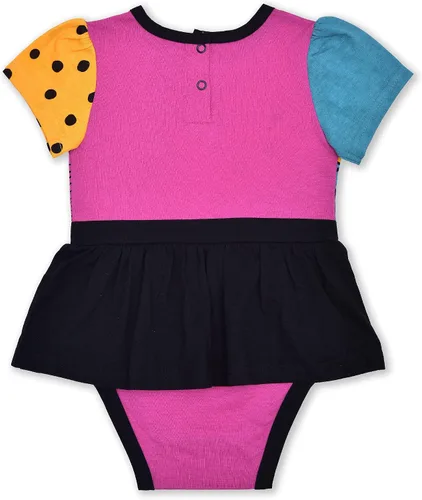 Miniatura 3 de Disney Nightmare Before Christmas - Conjunto de vestido y gorra para niñas recién nacidas y bebés, multicolor