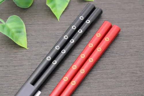 Miniatura 3 de Ishida WABIYORI 60181 Tsukiyama - Palillos para parejas, incluye soporte para palillos