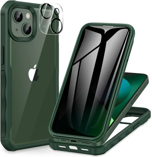 Miniatura 49 de CENHUFO Funda de privacidad para iPhone 11 Pro, funda de cuerpo completo con protector de pantalla de privacidad de vidrio templado 9H integrado