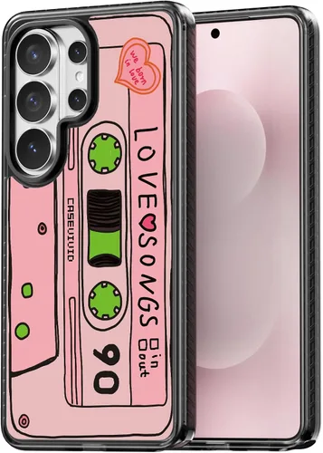 Miniatura 190 de Rosarnnah Funda compatible con Samsung Galaxy S24 Ultra, bonita estética, a la moda, divertida funda con estampado de gatito y gato, duradera a
