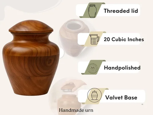 Miniatura 4 de Urnas conmemorativas de cremación para cenizas humanas, urnas para adultos, machos y hembras, caja y ataúd para cenizas, hombres, mujeres, niños
