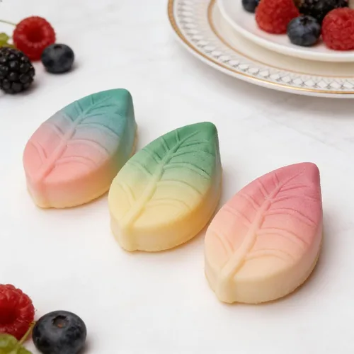 Miniatura 9 de Moldes de hojas de silicona, moldes de mousse en forma de hojas de 6 cavidades para chocolate, dulces, pudín, mousse, pasteles, decoración