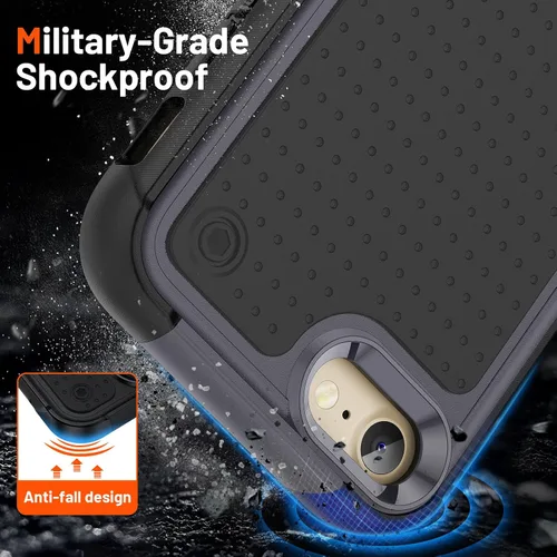 Miniatura 254 de Jeylly Funda para iPhone SE/Funda para iPhone 5S, Exterior de Plástico Duro que Absorbe Golpes + Interior de Silicona de Goma Defensor contra