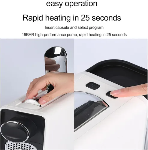 Miniatura 6 de Máquina de cápsulas de espresso, Máquinas de capuchino para el hogar, Pequeña máquina de café semiautomática, Máquina de café expreso portátil