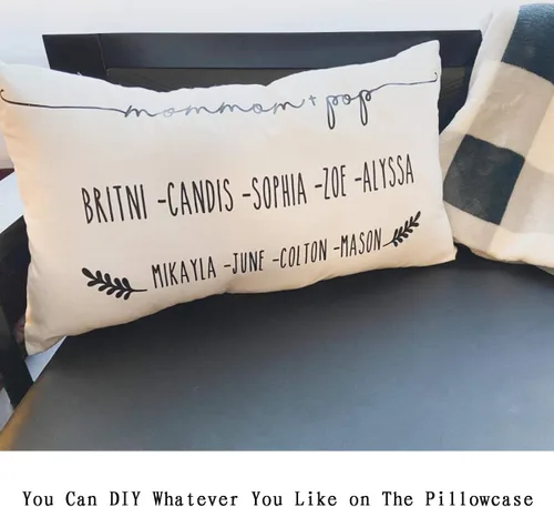 Miniatura 3 de Paquete de 8 fundas de almohada decorativas 100% de algodón, cómodas y sólidas, para Navidad, Halloween, sofá
