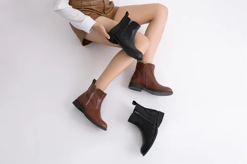 Miniatura 5 de Jeossy Botines 9008 para mujer, con cremallera, casuales, para otoño, para mujer