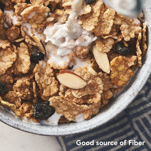 Miniatura 7 de Post Great Grains Blueberry Morning Breakfast Cereal, proyecto sin OMG verificado, saludable para el corazón, bajo en grasa, cereales integrales