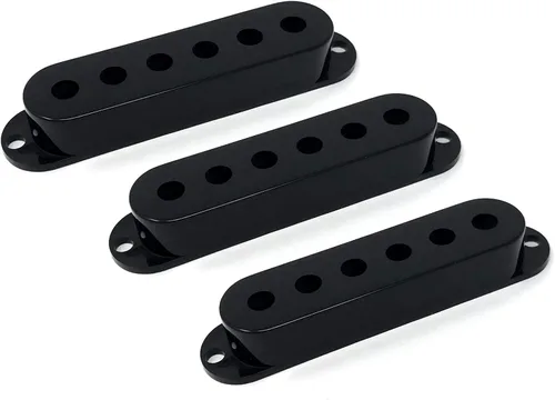 Miniatura 9 de Cubiertas para pastillas de bobina simple de plástico crema para guitarra eléctrica Fender Stratocaster Strat (juego de 3) PCST-CRM