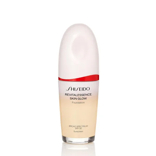 Shiseido RevitalEssence Skin Glow Foundation SPF 30 - Buildable, Medium Coverage - 24-HR Hydration & 12-HR Wear - Transfer, Crease & Fade Resistant