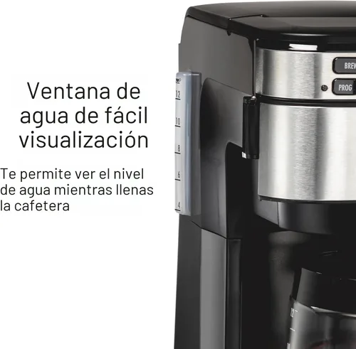 Miniatura 7 de Hamilton Beach Cafetera programable de 12 tazas, Cafetera de filtro FrontFill