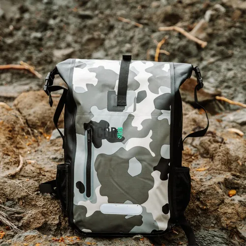 Miniatura 6 de COR Surf Mochila Impermeable de Bolsa Seca con Funda Acolchada para Portátil de 25L y 40L Paquete Enrollable de Servicio Pesado, Camuflaje, 25 L