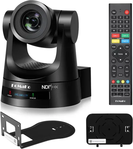 Miniatura 10 de FoMaKo Cámara PTZ 4K NDI de 60 fps 30x, compatible con salida NDI HX3 4K 60fps, zoom óptico de 30x, seguimiento automático AI Gen 3