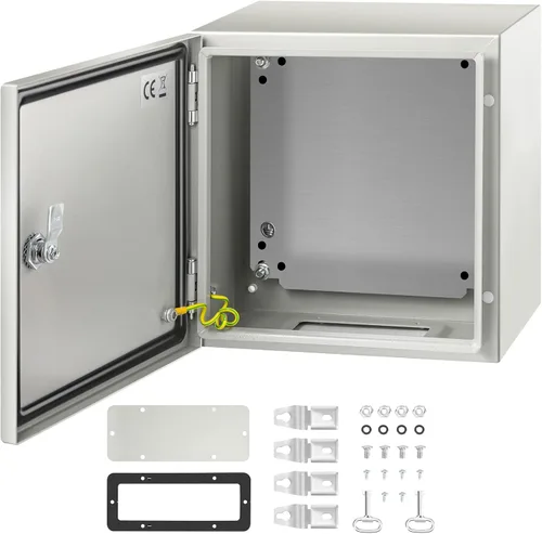 Miniatura 13 de VEVOR Caja de Acoplamiento de Acero NEMA 10×8×6, Caja Eléctrica de Acero NEMA 4X, Impermeable y Resistente al Polvo IP66, Caja de Acoplamiento