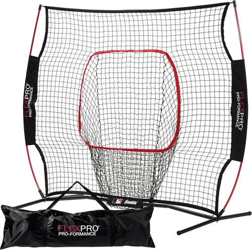 Miniatura 10 de Franklin Sports MLB Flexpro Baseball + Softball Net - 7' x 7' & 5' x 5' Travel Training Nets for Batting Practice, Pitching + Hitting
