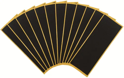 Miniatura 7 de Cinta de agarre de espuma para diapasón, cinta antiderrapante para monopatín de dedo 40mmX110mm (8 piezas negras 4 piezas blancas)
