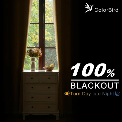 Miniatura 3 de ColorBird Cortinas Opacas Amarillas Bohemias 2 Paneles 84 Pulgadas de Largo Aislamiento Térmico Bohemio Azteca Tratamiento de Ventana Estampadas