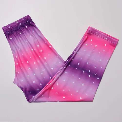 Miniatura 68 de QPANCY Conjunto de pijamas a juego para niñas y muñecas, pijamas de manga larga para otoño e invierno