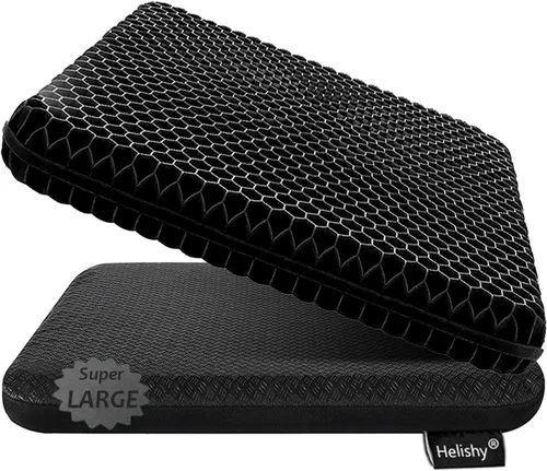 Miniatura 8 de Cojín de gel para sentarse durante mucho tiempo, cojín de gel extra grueso para silla de ruedas, almohadillas suaves para sillas de oficina, hogar
