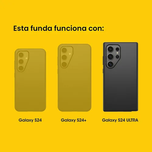 Miniatura 2 de OtterBox Funda transparente para Samsung Galaxy S24 Ultra Defender Series XT, lado oscuro (negro/transparente), sin pantalla, resistente, con cordón