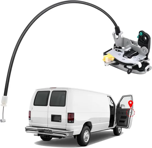 Miniatura 13 de Yinlowa Ensamblaje de bloqueo de la puerta del lado del pasajero delantero derecho compatible con Ford F250 F350 1992-1997, Ford F150 Bronco