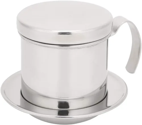 Miniatura 2 de Cafetera de goteo vietnamita, con pantalla de filtro fino, cafetera vietnamita vietnamita, filtro de goteo simple, la mejor opción de regalo
